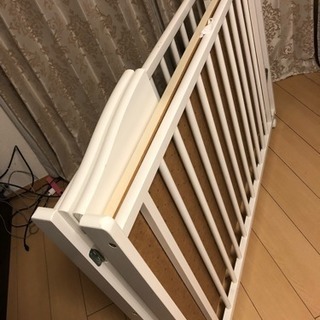 出産準備  ベビーベッド 布団セット 美品 箱付き