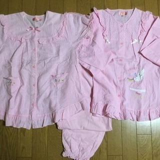 （商談中）女児 パジャマ 半袖・長袖セット 150