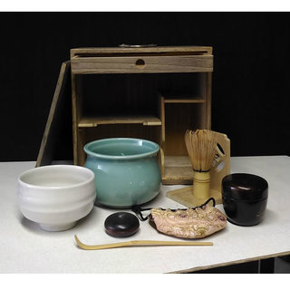 茶道具セット⑧ 茶箱 野点 茶箱セット a230