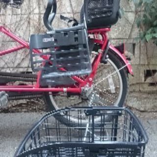 2/15位まで！丸石自転車 ふらっかーず 前後こども乗せつき