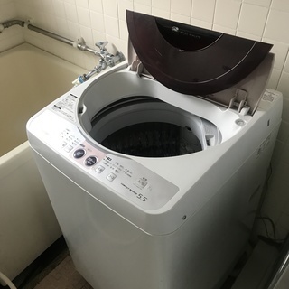 【無料】シャープ洗濯機 5.5 リットル　青葉区川内・亀岡　【引...