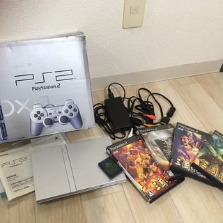 【動作確認済】PS2 サテンシルバー コントローラー 各ケーブル...