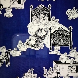 ムーミン生地 4色セット   カーテンやマルチカバーに(バラ売りもできます)