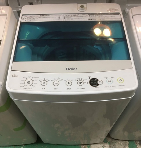 【送料無料・設置無料サービス有り】洗濯機 2016年製 Haier JW-C45A 中古