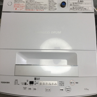 送料無料・設置無料サービス有り】洗濯機 2017年製 TOSHIBA AW-45M5 ...