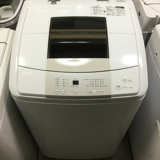 【送料無料・設置無料サービス有り】洗濯機 Haier JW-K60H 中古