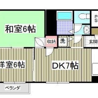 🉐初期費用５万円🙂2DKで家賃58000円！東川口駅徒歩１８分！お店多く便利！ - 不動産