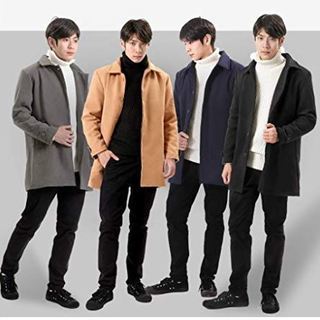 アウトレット新品コート メンズ チェスターコート ステンカラー 暖かい ロング丈 アウター Pasha 桜井のコート メンズ の中古 古着あげます 譲ります ジモティーで不用品の処分