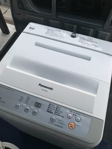 取引中2017年製パナソニック全自動洗濯機5キロ美品。千葉県内配送無料。設置無料。