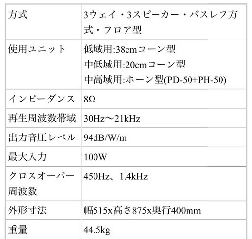 パイオニアスピーカー