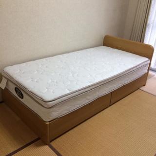 【取引済】ニトリ 収納付きシングルベッド