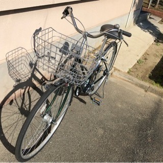 ピカピカ！ 1月に買ったばかりの27インチ軽装車 シマノ外装6段変速
