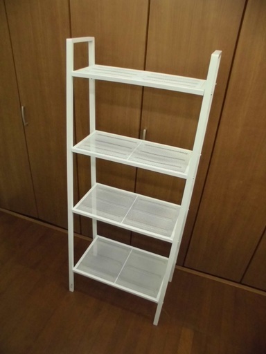 段々ラック ４段 Ikea イケア Lerberg レールベリ シェルフユニット 約61 35 148 分解可能 棚板取り外 はぁとらいん 尼崎の収納家具 棚 シェルフ の中古あげます 譲ります ジモティーで不用品の処分