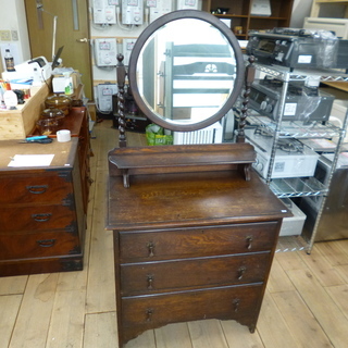 イギリス アンティーク ドレッサートレイ ミラーチェスト ドレッサー イギリス製 1920-50年頃