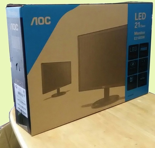 新品　２０．７インチ液晶モニター　保証書・納品書付き