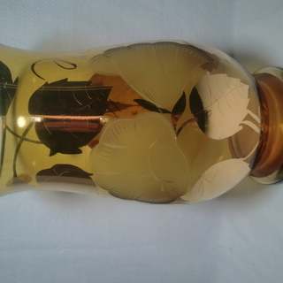 ラスカ ボヘミア カリガラス花瓶 ボヘミアクリスタル