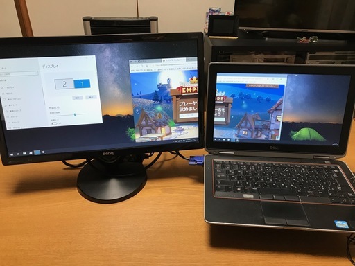 Windows 10 Core i5 SSD交換済　外部モニター　Office2010付　ノートパソコン
