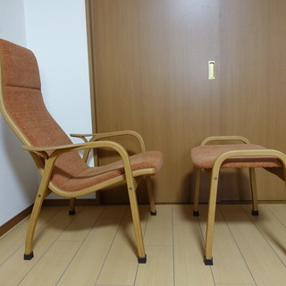 スウェデッセ　ラミノ　イージチェア＆オットマン　ハイバックチェア