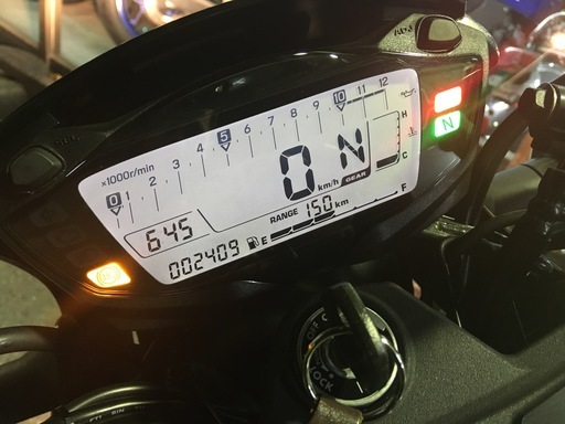 スズキ　SV650X　グリップヒーター付き