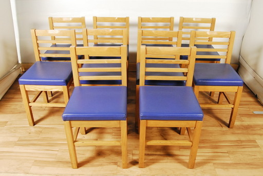 8017　業務用椅子　飲食店　木製　幅37ｃｍ　高さ72ｃｍ　奥行39ｃｍ　10脚セット　アントレ