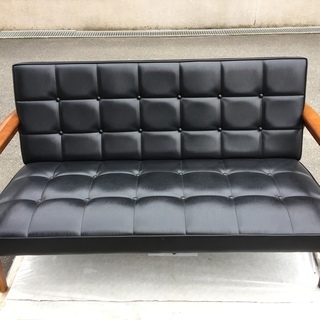 カリモク Kチェア カリモク60 美品 2シーター 傷ほぼ無し