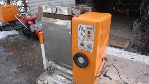 高級蒸練機 steam.mixer ねりらく ワタナベ WK-J404型 200V(３相) 団子屋さんで使ってました 山形発 自社陸送あり
