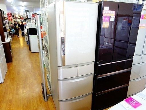 【HITACHI】6ヶ月の返金保証付！真空チルド　５ドア冷蔵庫入荷！！