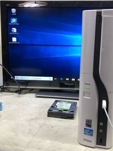 ハイスペック爆速事務PC ENDEAVOR i7-3770k  メモリ12GB SSD120GB 外付けハード3TB win10 pro64bit office2016プロフェショナル永久版 グラボDDR5
