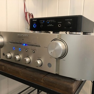 プリメインアンプ：marantz PM7004+DAコンバーター...