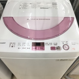 東区 和白 SHARP 6.0kg洗濯機 2017年製 ES-G...