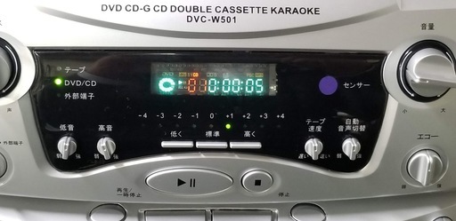 ◆ 創和 【DVDカラオケ DVC-W501】カセット使用可 宴会 ホームパーティ等 マイク2本付き ◆