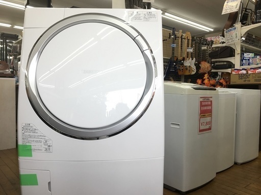 【スタイリッシュでオススメ】TOSHIBAのドラム式洗濯機のご紹介です！