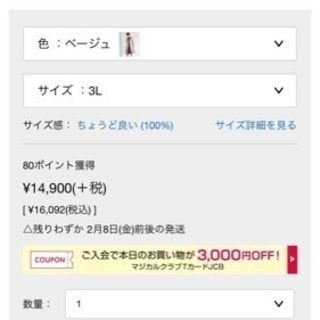 自宅に届いてからまだ2日の未使用トレンチコート