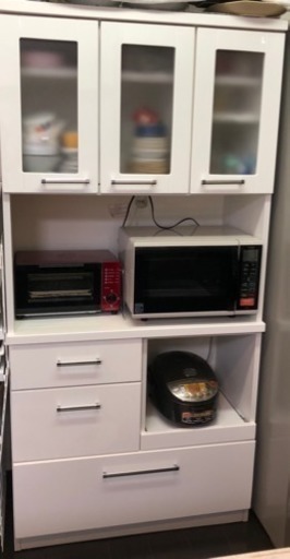 ニトリ 食器棚 美品