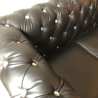 高級ビジュー付きソファー