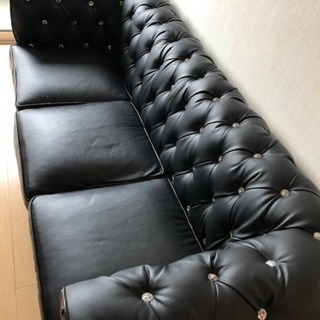 高級ビジュー付きソファー