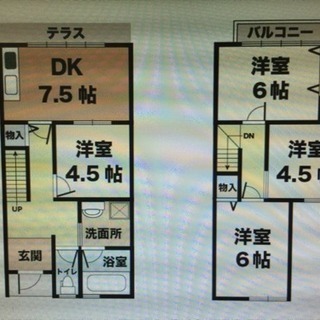 希少4DK♬敷金礼金不要♬敷地内駐車場有♬リノベーション♬ラスト1枠♬