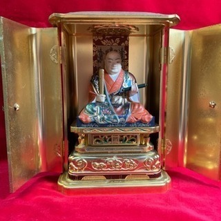 日蓮大聖人坐像 御厨子入り 美品