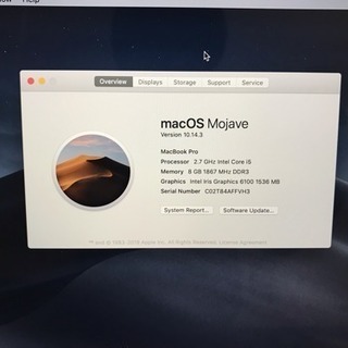 MacBook Book Pro2015 極美品！ジモティ限定価格