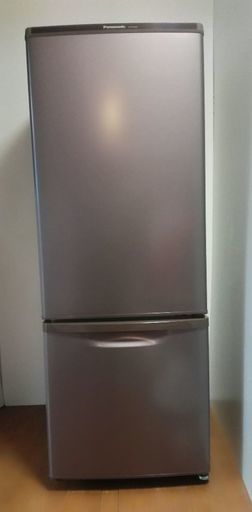 パナソニック2ドア冷凍冷蔵庫NR-B17AW-Tマホガニーブラウン右開き18年製新品同様