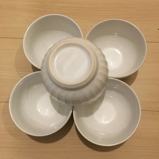 【Francfranc】白のカップ皿 5枚セット