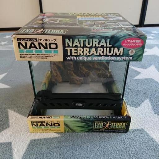 爬虫類 グラステラリウム ナノキューブ かえる 江南の家具の中古あげます 譲ります ジモティーで不用品の処分