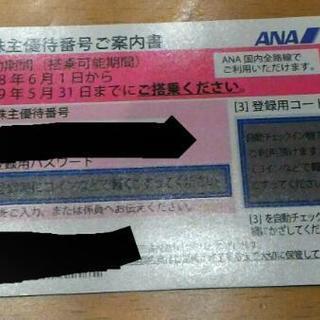 ANA(全日空) 株主優待券（～5/31）
