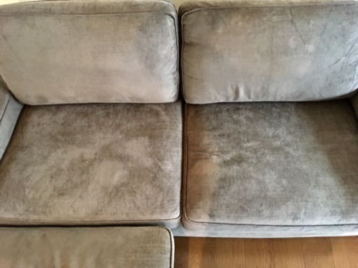 Ikea 2015年製 三人掛けソファ オットマン付 Kenta 石山のソファの中古あげます 譲ります ジモティーで不用品の処分