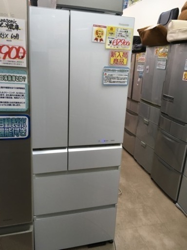 福岡 早良区 原 Panasonic 505L冷蔵庫 2014年製 ガラスドア フレンチドア 6ドア