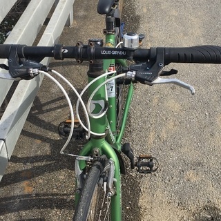 配達あり LOUIS GARNEAU 中古自転車 グリーン ギア付き