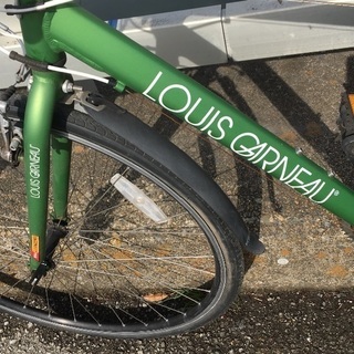 配達あり LOUIS GARNEAU 中古自転車 グリーン ギア付き