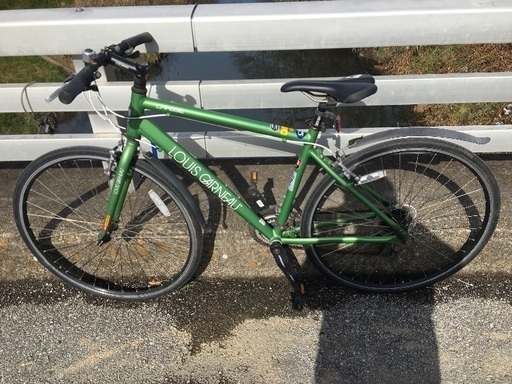 配達あり LOUIS GARNEAU 中古自転車 グリーン ギア付き