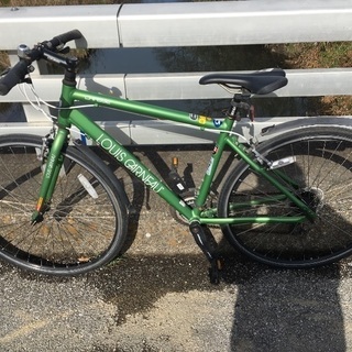 配達あり LOUIS GARNEAU 中古自転車 グリーン ギア付き