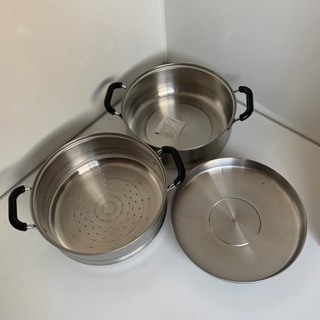 未使用の鍋